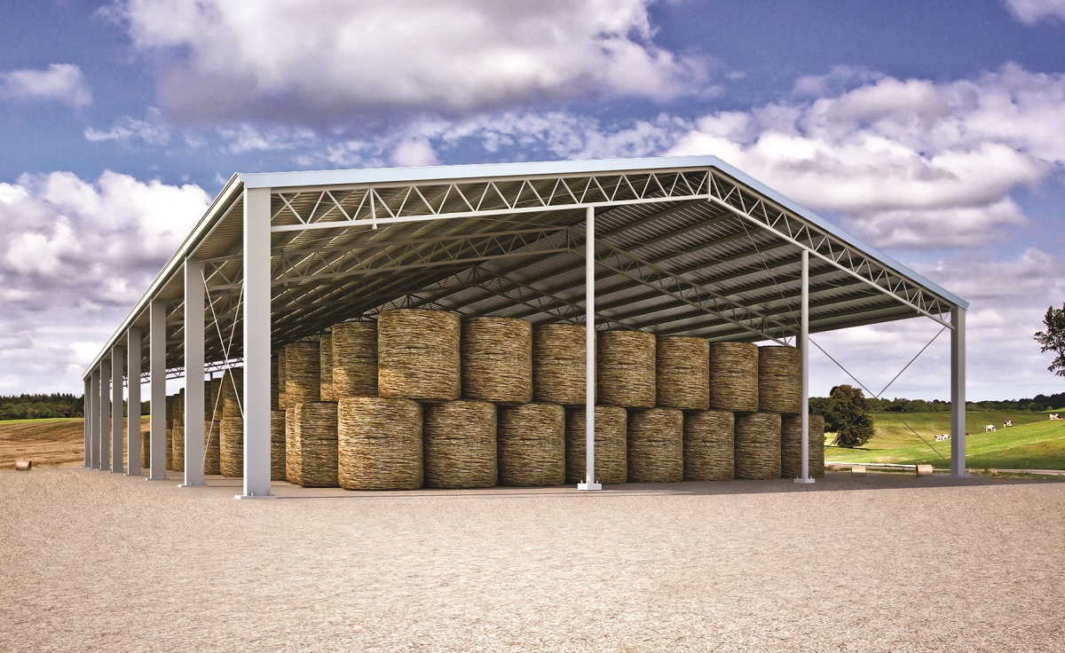 Hay Shed Truss Square Bale RHS Column 2